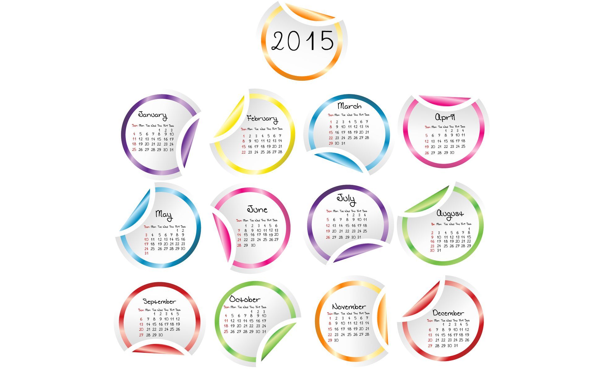 Happy new year 2015 calendar best desktop wallpaper