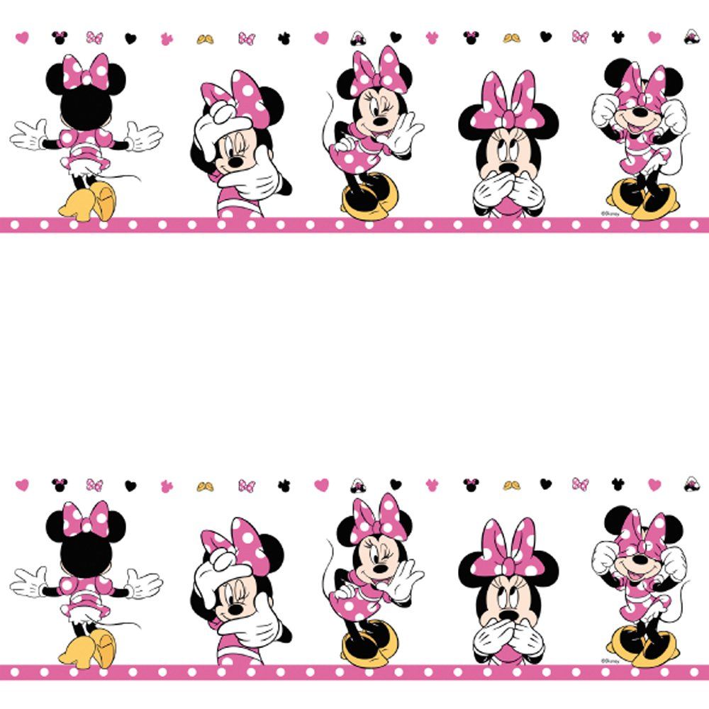 Official Disney Minnie Mouse Childs Nursery Wallpaper Border MN3502-2