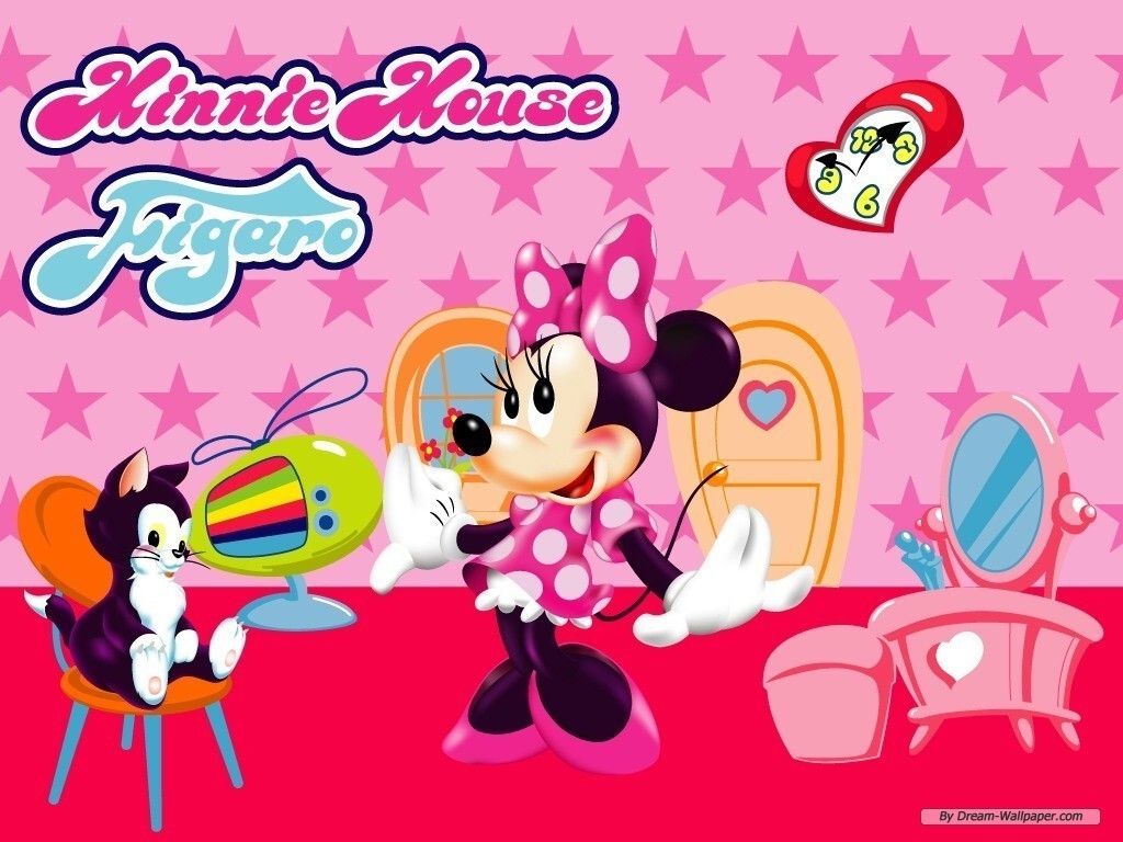 Minnie Mouse and Figaro Wallpaper - minnie mouse Wallpaper ...