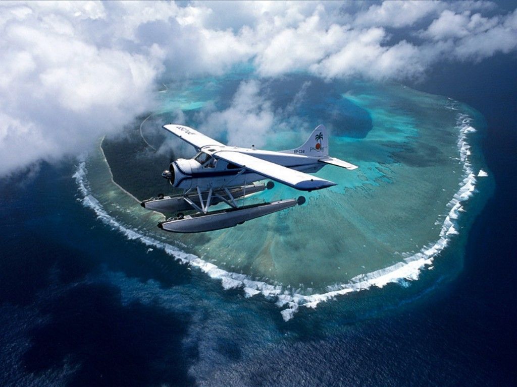 Flight over Island wallpapers and images - wallpapers, pictures