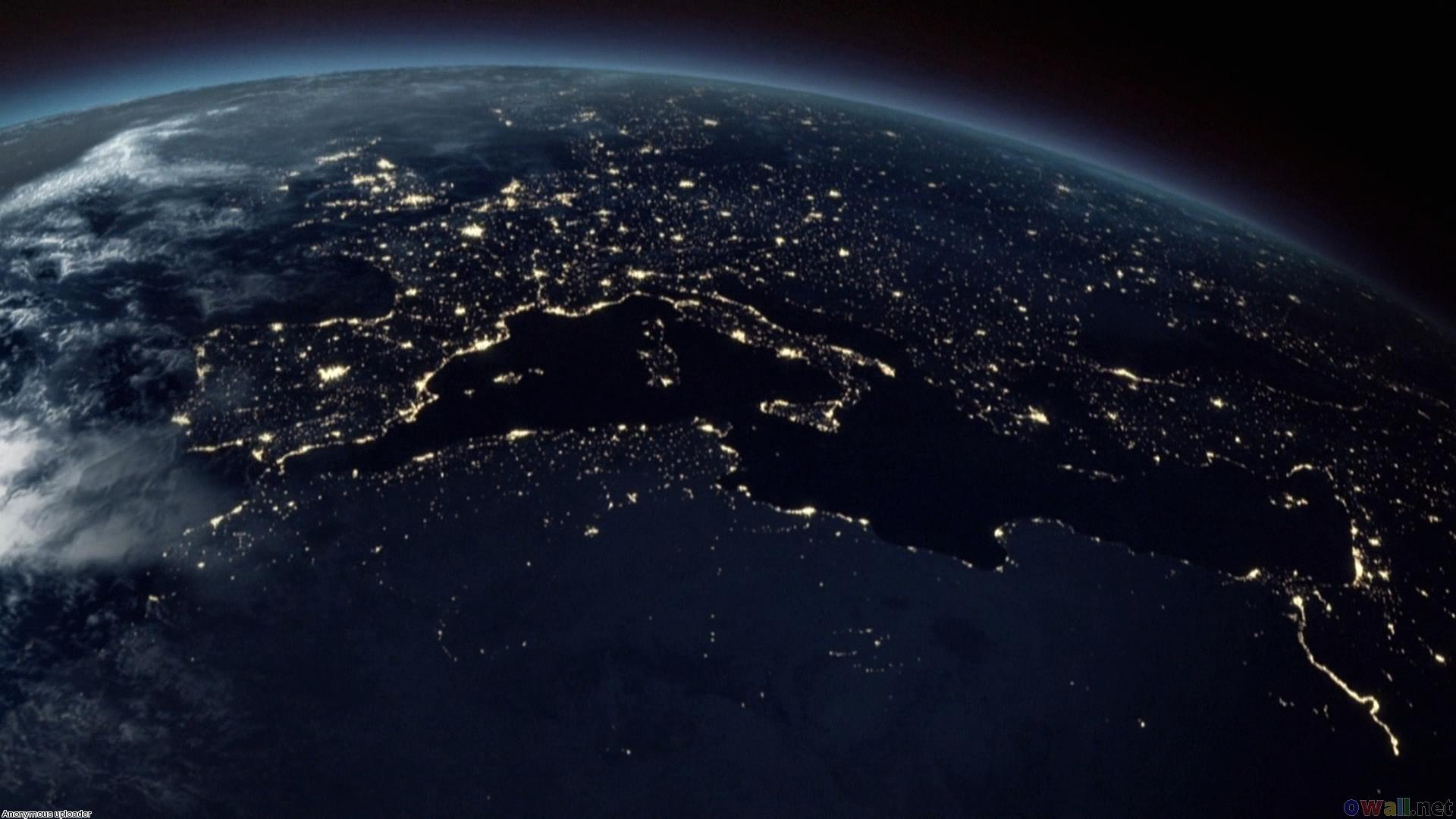 Wallpaper Europe And Italy From Space - 1920 x 1080 - Planets ...