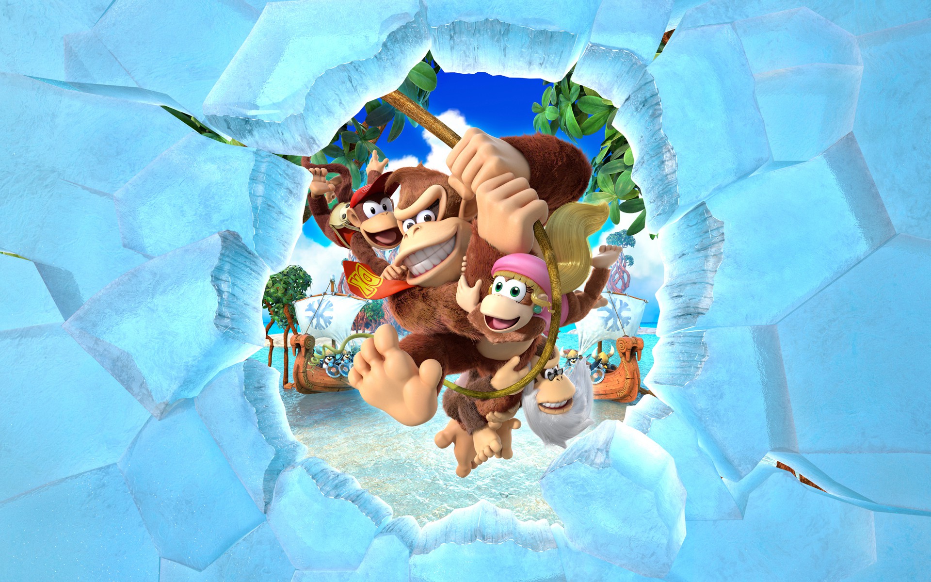 Donkey Kong Country: Tropical Freeze HD wallpaper