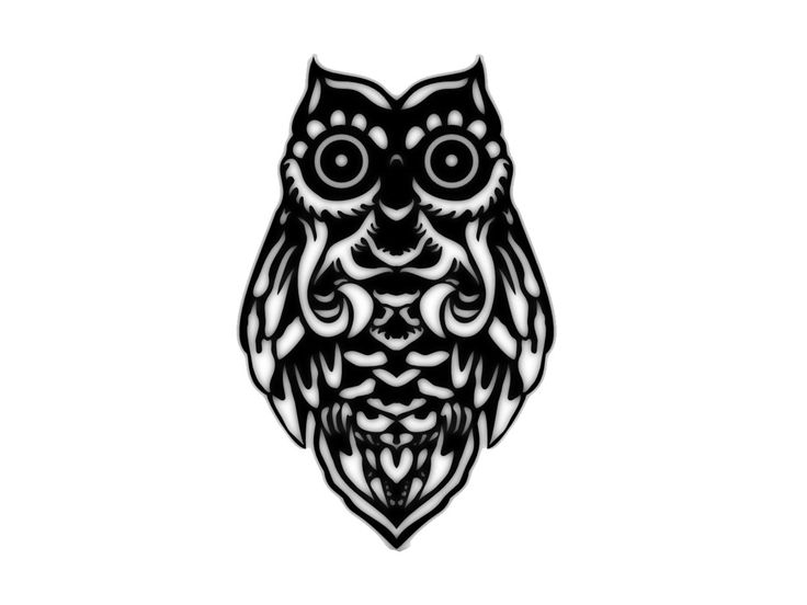 Free Designs Tribal Owl Big Eyes Tattoo Wallpaper | Tattoos & Body ...