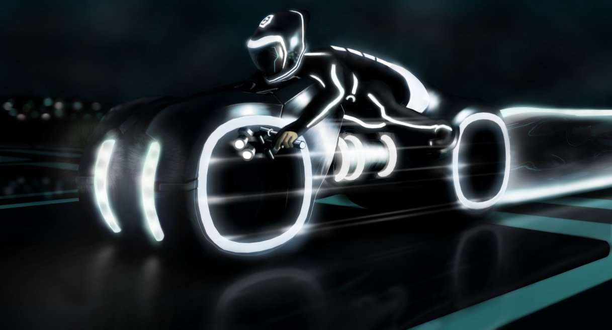 TRON light cycle by GreenIbr on DeviantArt