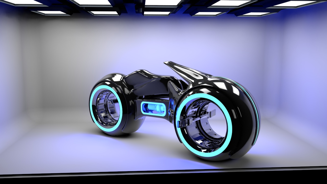TRON Lightcycle Model by dye-the-eye on DeviantArt