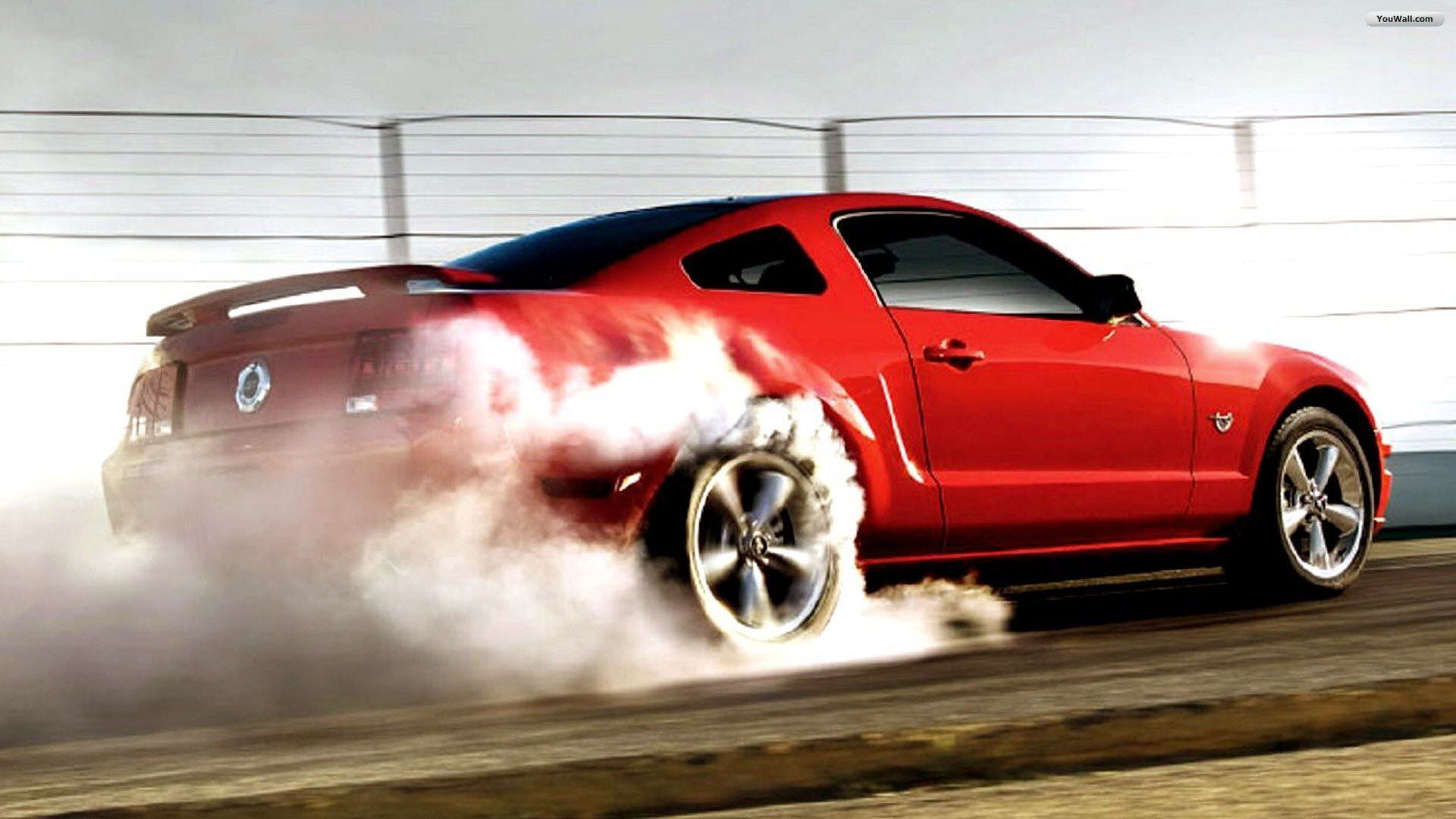 YouWall - Red Ford Mustang Wallpaper - wallpaper,wallpapers,free ...