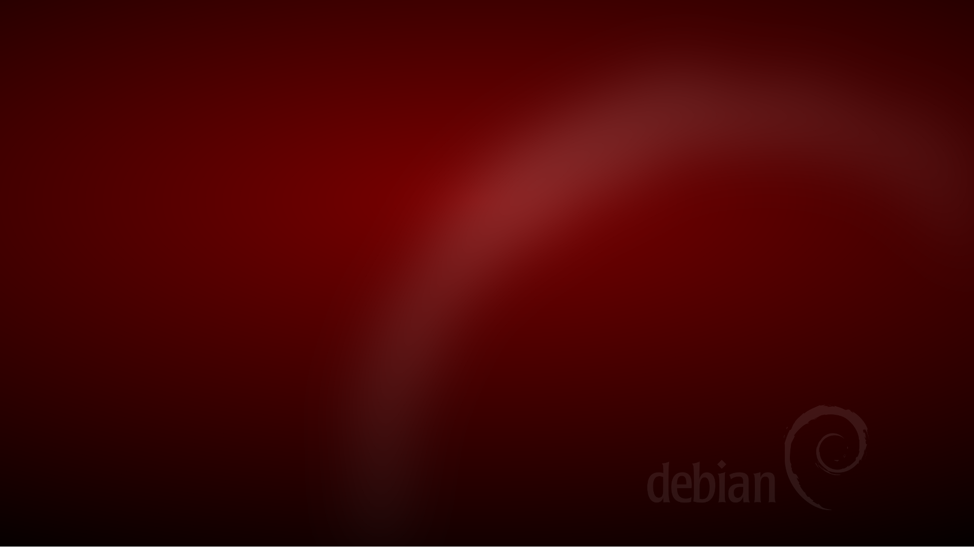 The red side of debian Wallpaper - fedemos