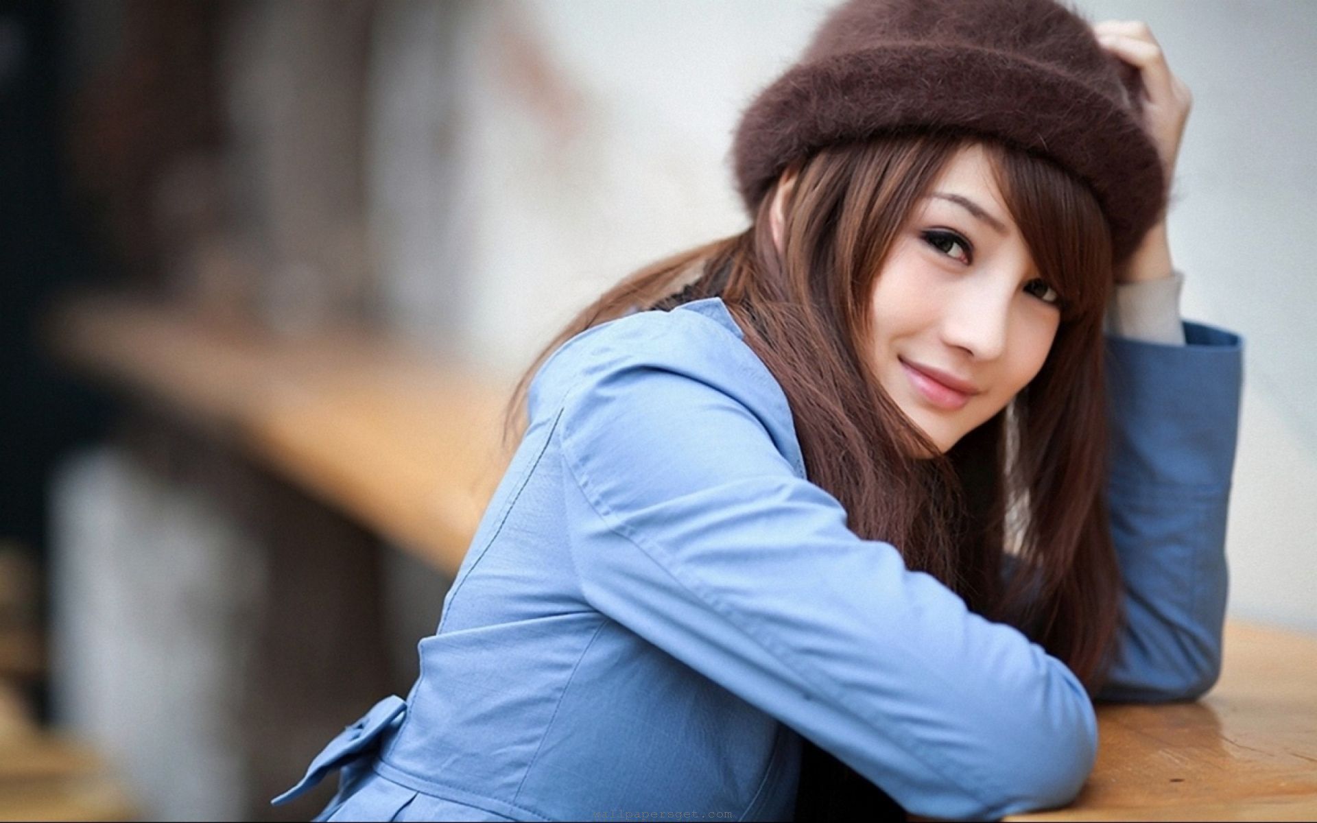 Beautiful Japanese Girls Wearing Cap Wallpapers