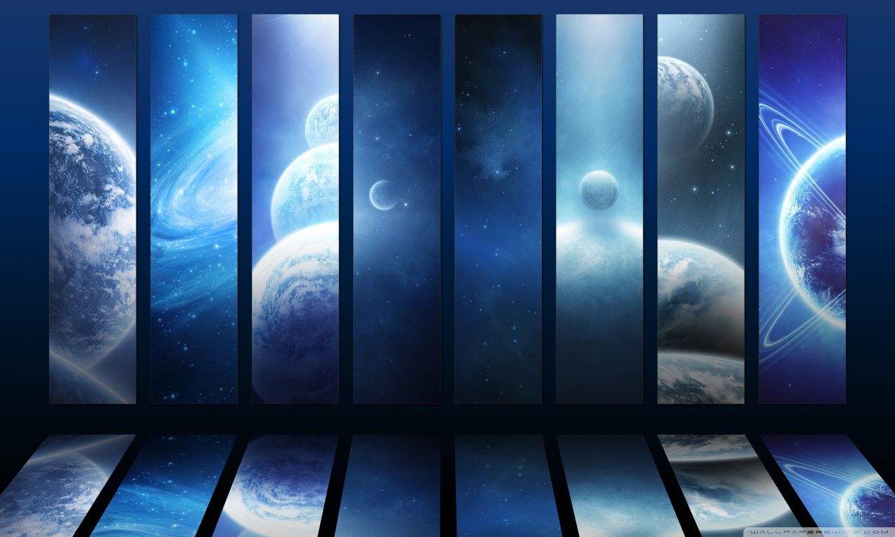 Blue Planets HD desktop wallpaper : Widescreen : High Definition ...