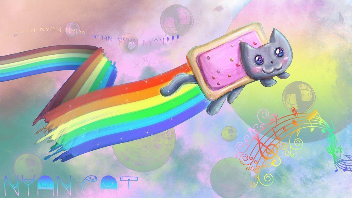 The Wallpaper Backgrounds Nyan Cat Wallpaper - PowerballForLife
