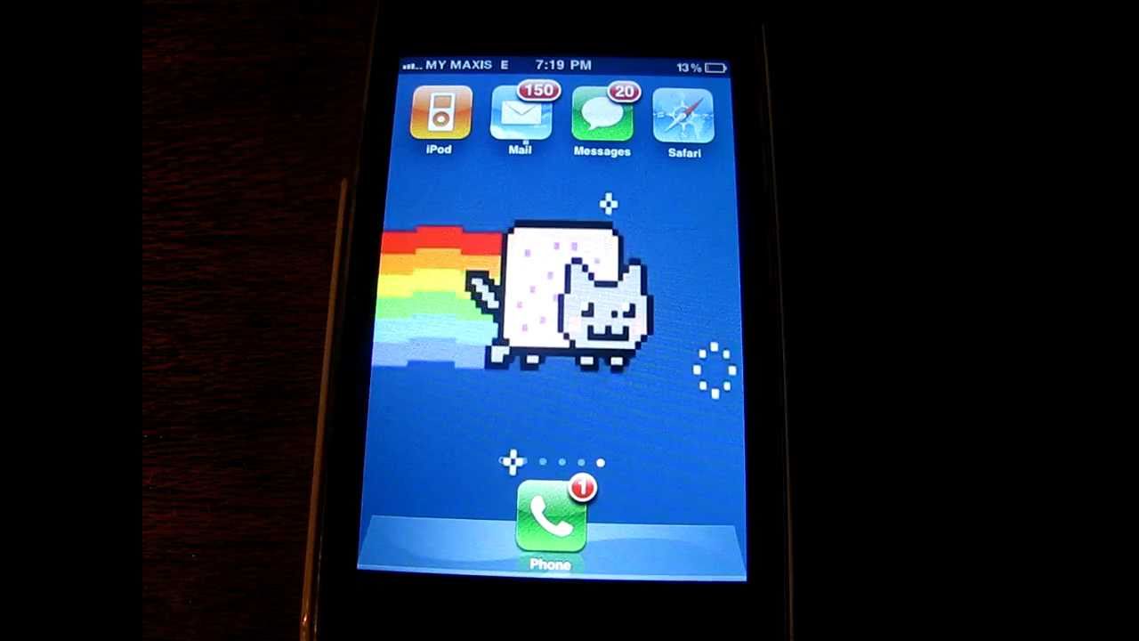 Nyan Cat Video Wallpaper and Video Ringtone for iPhone - YouTube