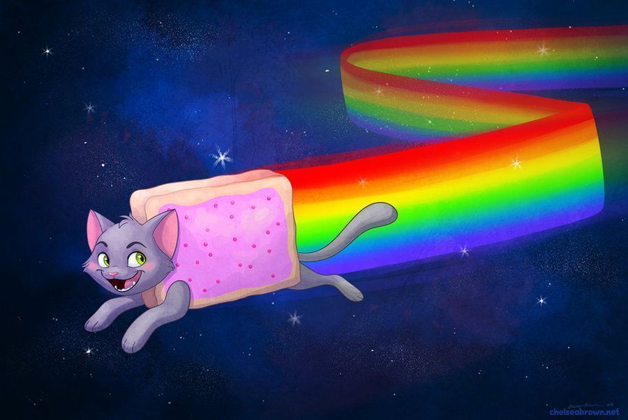 Nyan Cat by autogatos on DeviantArt