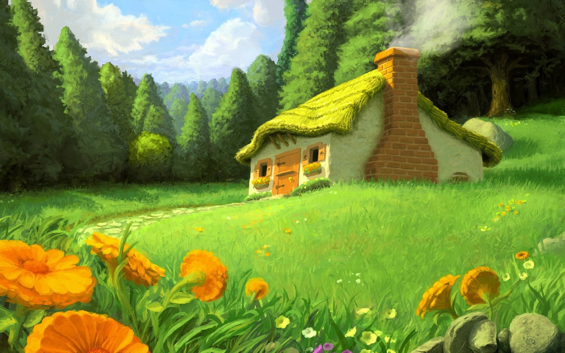 Country House desktop wallpaper