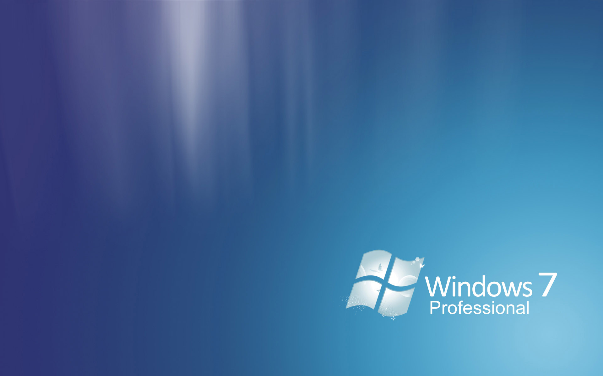 Desktop Wallpaper · Gallery · Windows 7 · Windows 7 Blue glow ...