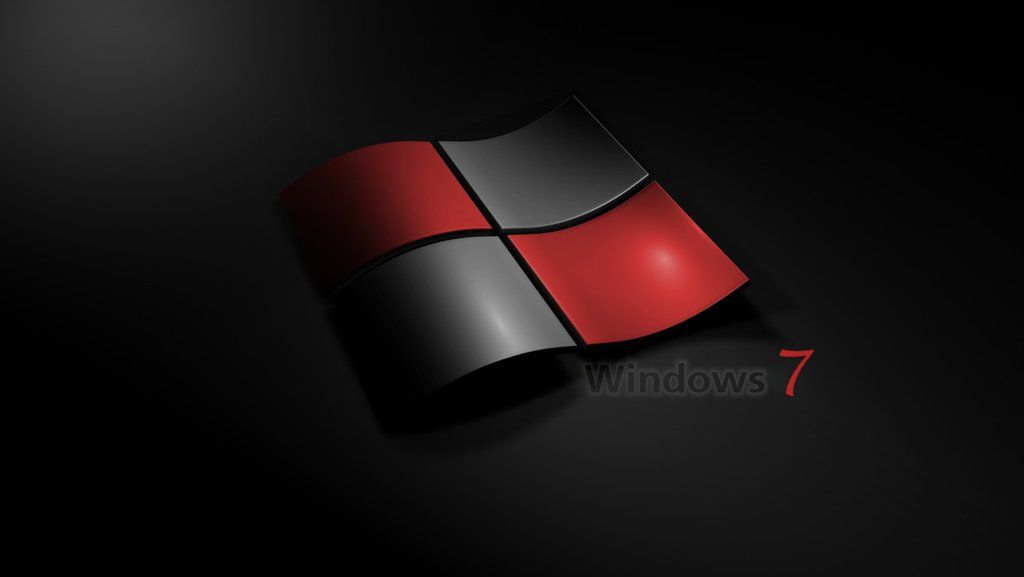 Wallpaper Windows 7 Black And Red by BelkacemRezgui on DeviantArt