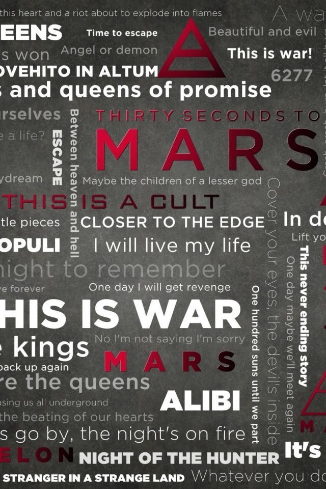 30 Seconds To Mars iPhone Wallpapers Group (47+)