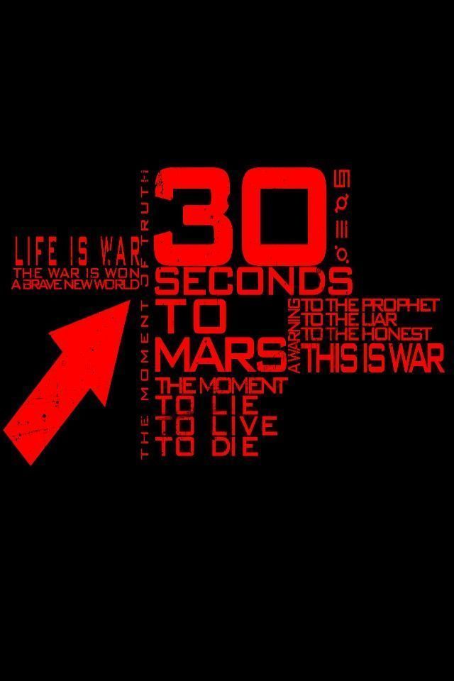 Download free music wallpaper 30 Seconds To Mars with size 640x960