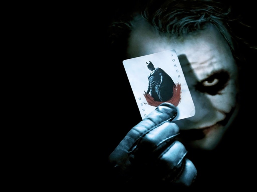 Wallpapers Joker The Dark Knight S Card Tablet Pc 1024x768 ...