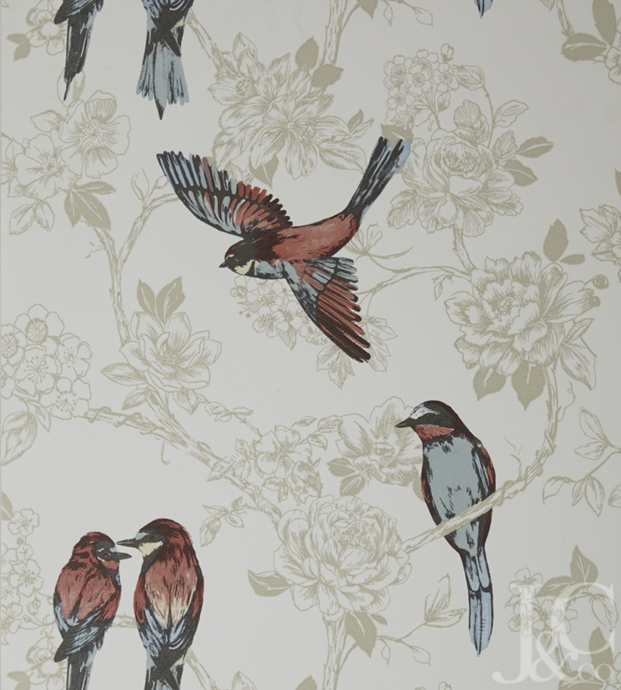 Songbird Wallpaper by Prestigious Textiles | Jane Clayton