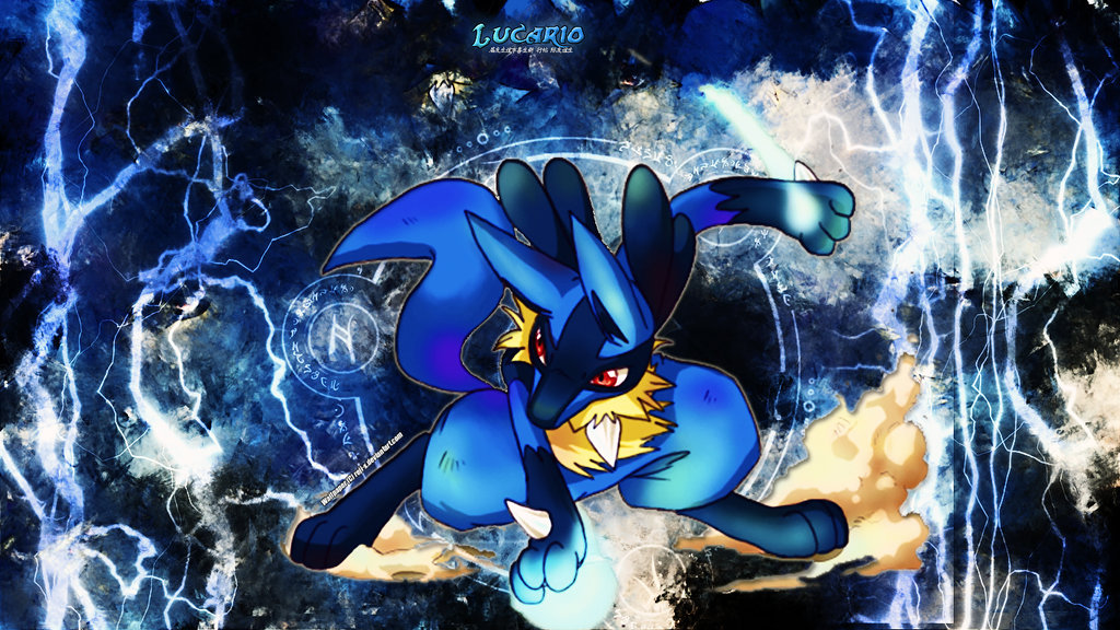 Lucario wallpaper (Shiny version) by CrazEclips13456 on DeviantArt