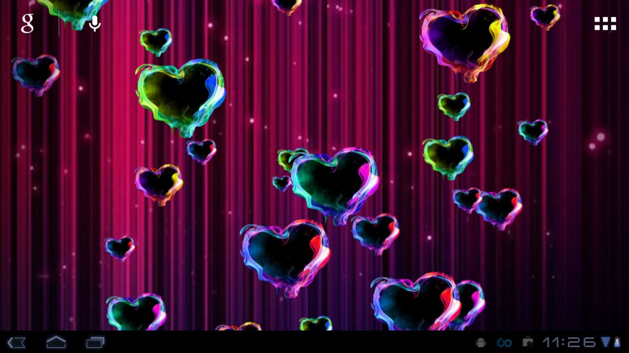 Fire Hearts HD Live Wallpaper Download - Fire Hearts HD Live