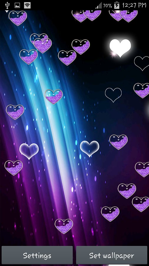 Purple Heart Live Wallpaper - Android Apps and Tests - AndroidPIT