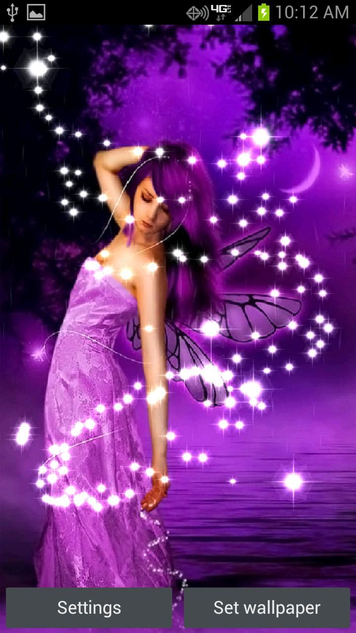 Purple Fairy Live Wallpaper Download - Purple Fairy Live Wallpaper