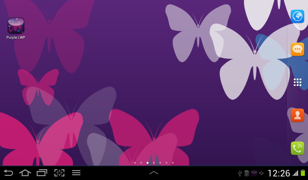Purple Live Wallpaper - Android Apps and Tests - AndroidPIT
