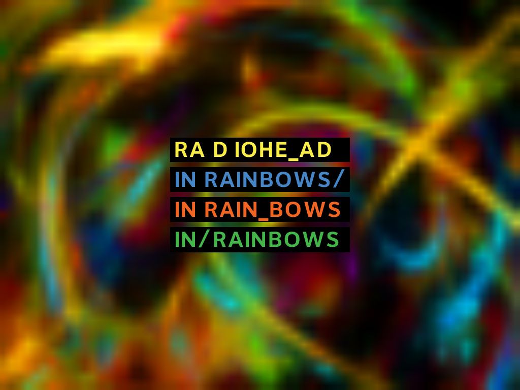 In Rainbows Wallpaper by bak16 on DeviantArt