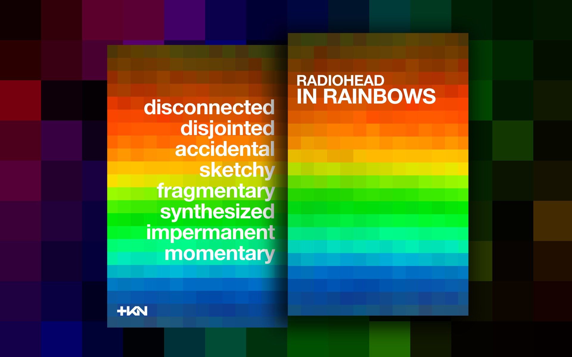 Radiohead Countdown Wallpaper of 7 In Rainbows The Fox Is Black
