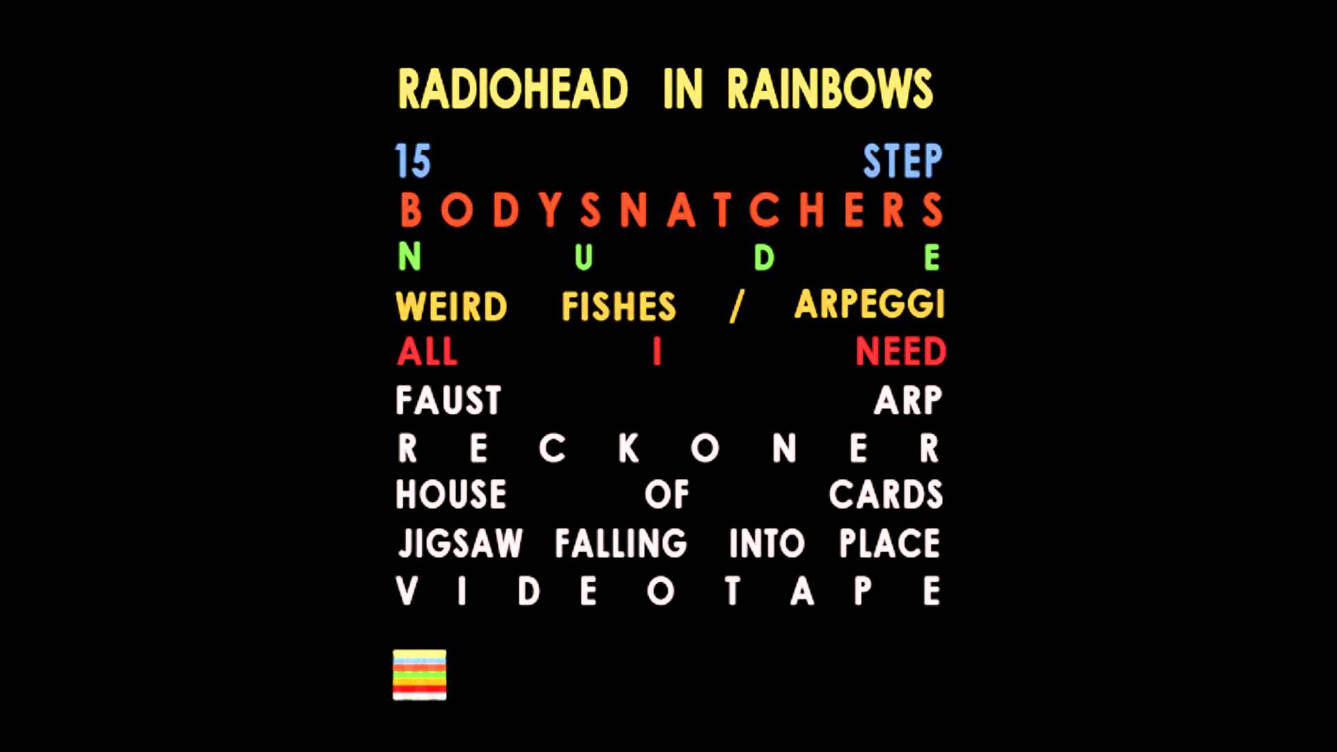 In Rainbows full album 1080p hd - YouTube