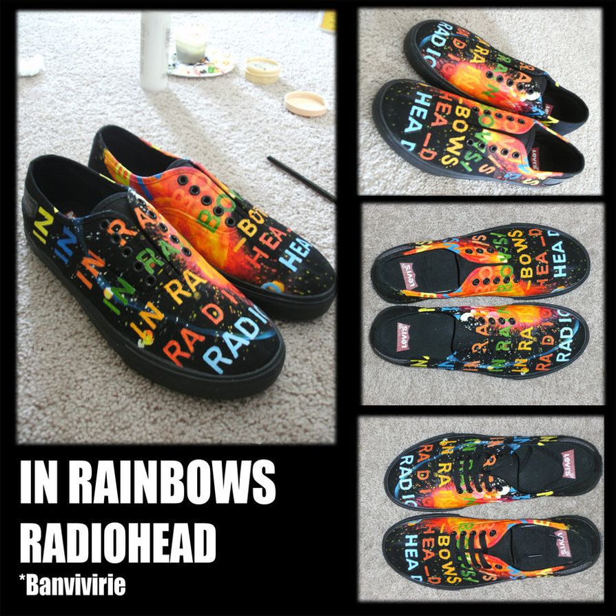 In Rainbows shoes by Banvivirie on DeviantArt