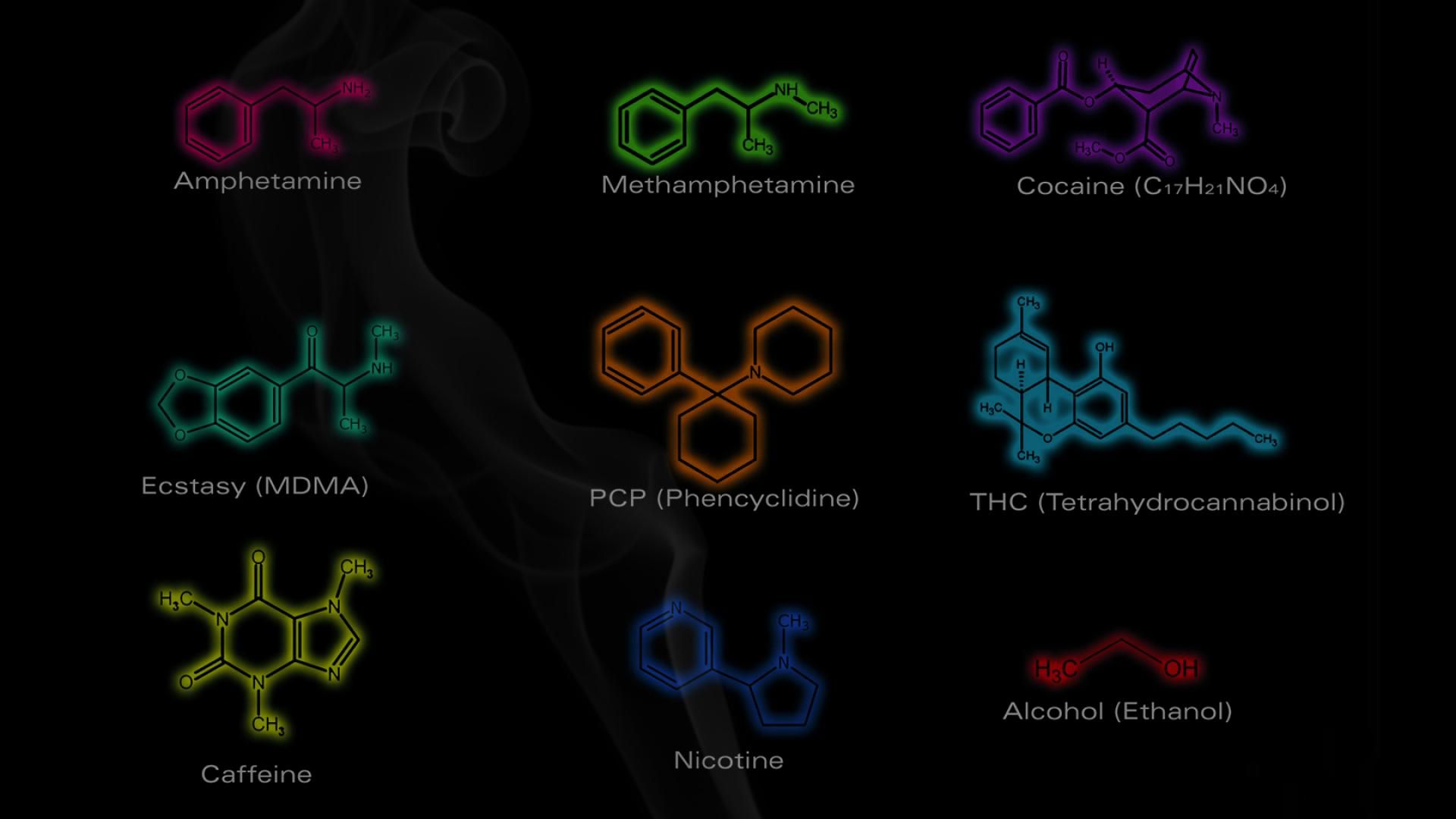 caffeine drugs alcohol coke rainbows chemistry thc meth #Q3Ox