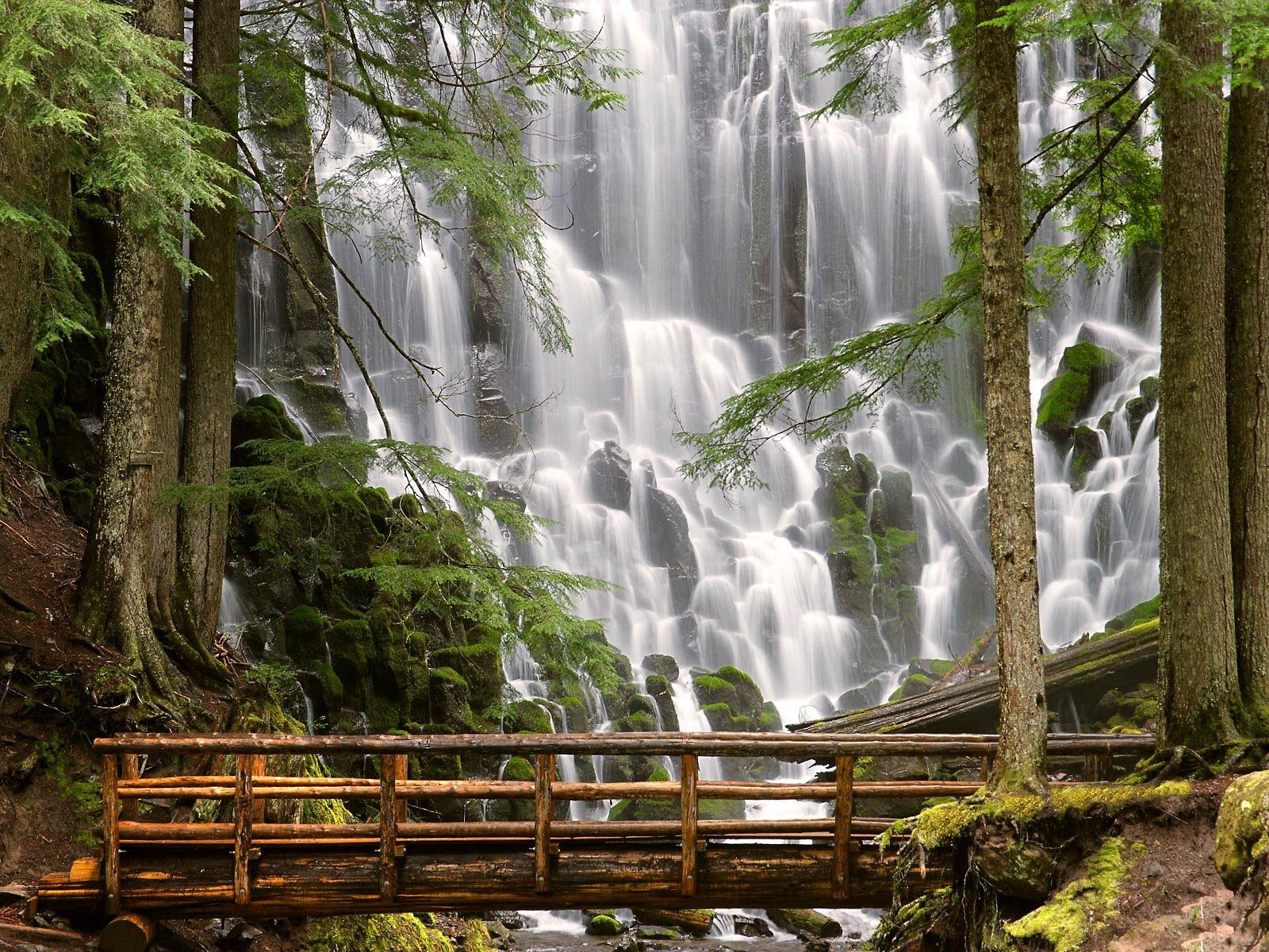 Waterfalls wallpaper - tiered waterfall | Free Background