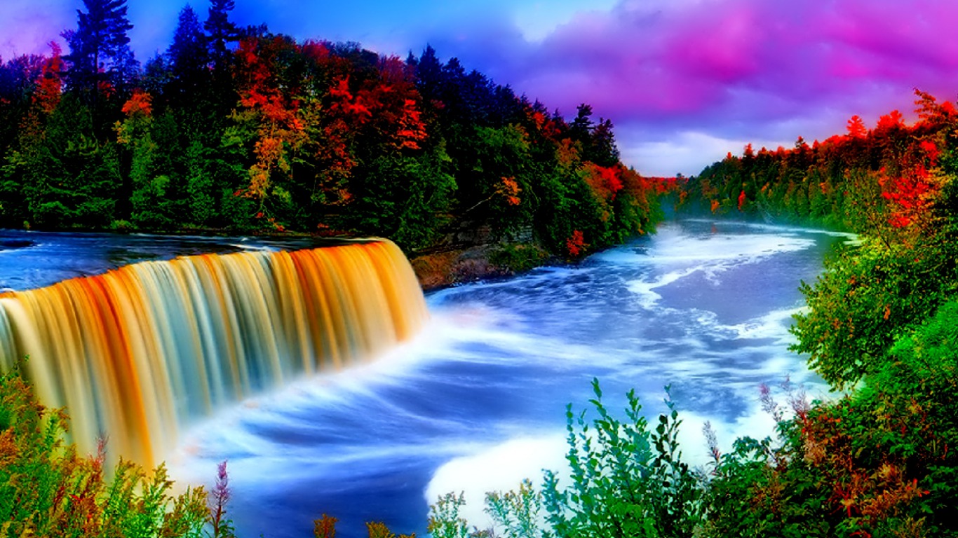 1877 Waterfalls HD Wallpapers | Backgrounds - Wallpaper Abyss - Page 4