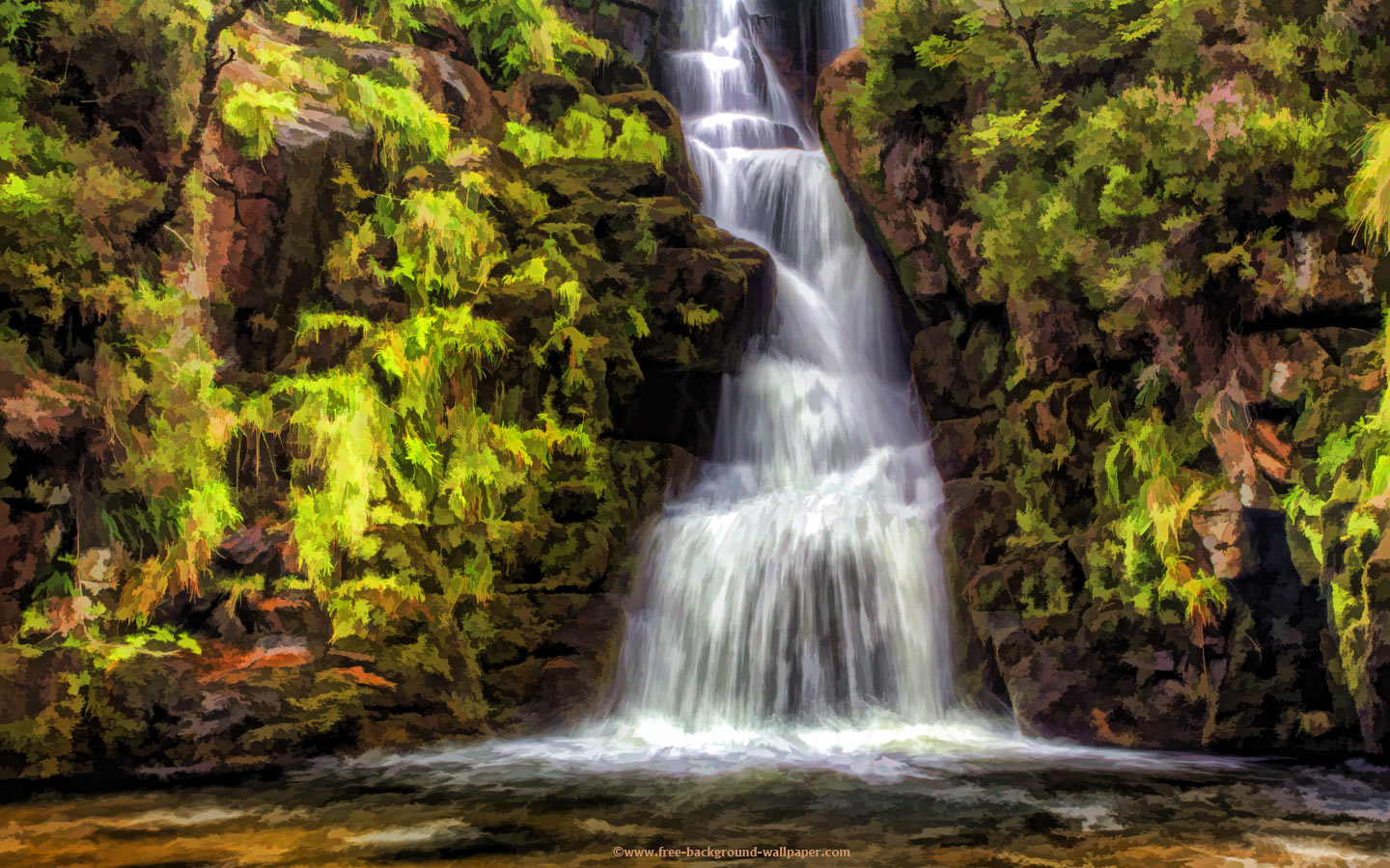 Ardessie Waterfalls Scotland Beautiful Desktop Background ...