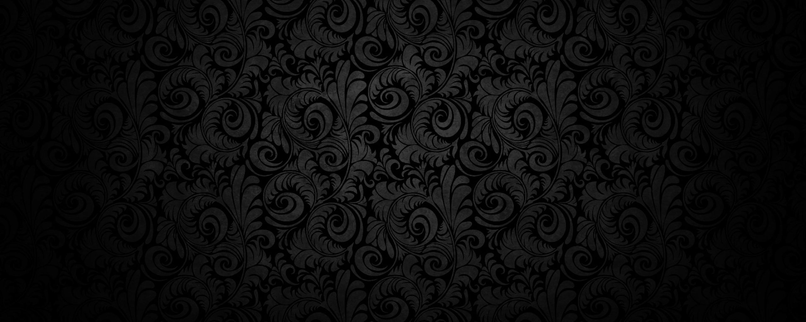 Download Wallpaper 2560x1024 Black background, Pattern, Light ...