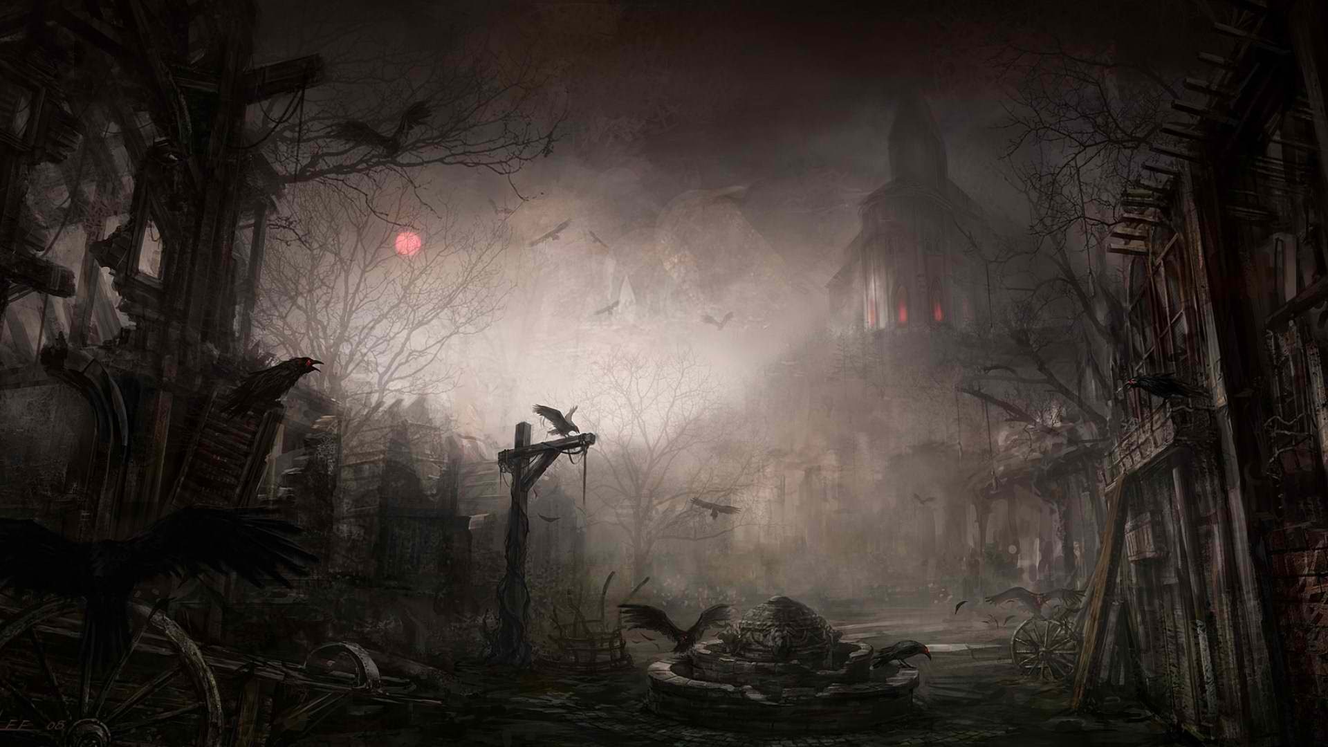 Scary Halloween Backgrounds - Wallpaper Zone