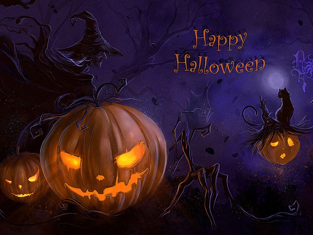 Free Scary Halloween Backgrounds & Wallpaper Collection 2014