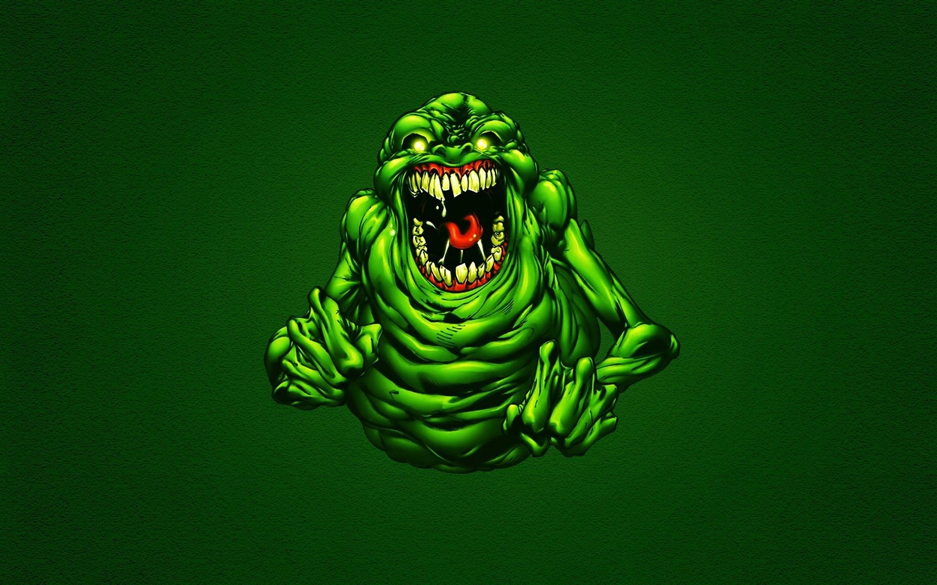 Funny Green Ghostbusters Slimer Wallpapers | HD Wallpapers