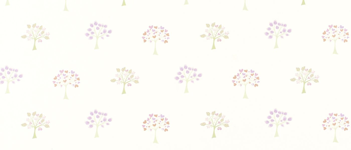 Esme White / Pink Childrens Wallpaper at Laura Ashley