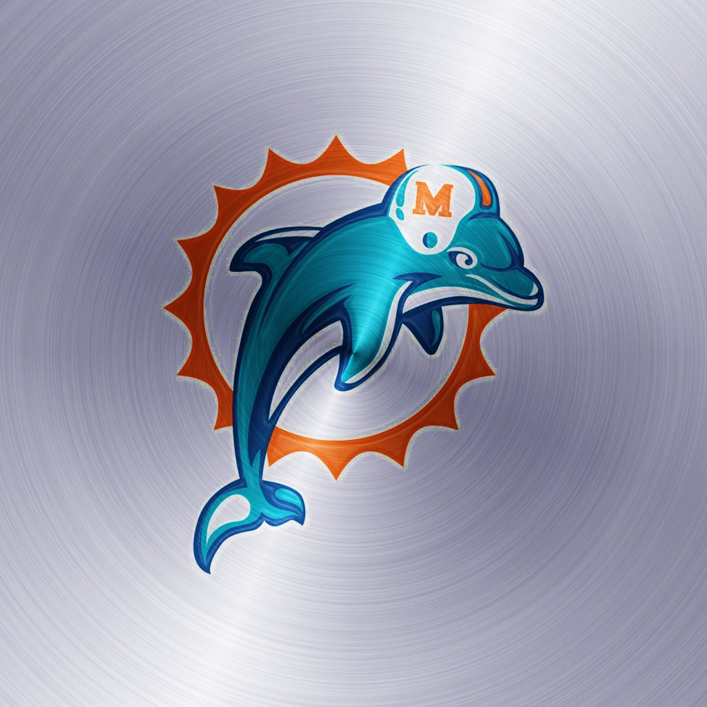 Free miami dolphins white teal ipad 1024emsteel phone wallpaper