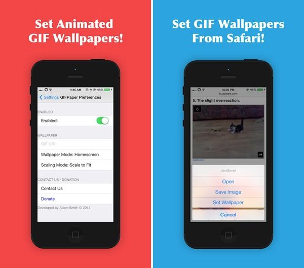 How To Set Animated GIF As Wallpaper On iPhone Running iOS 7