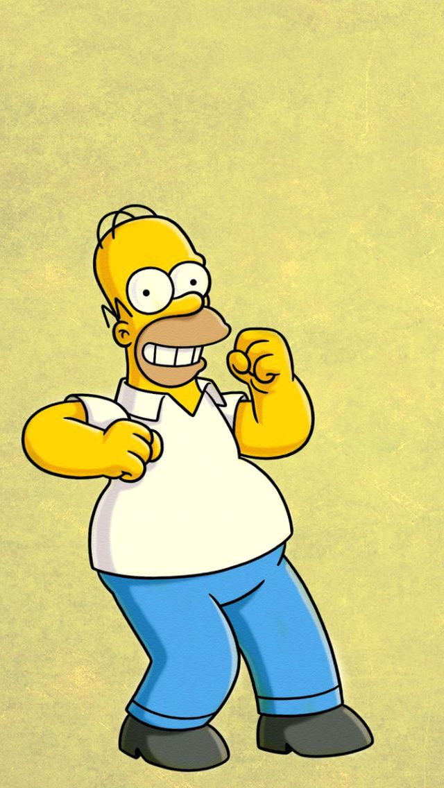 Homer Simpson GIF Wallpaper for iPhone 5