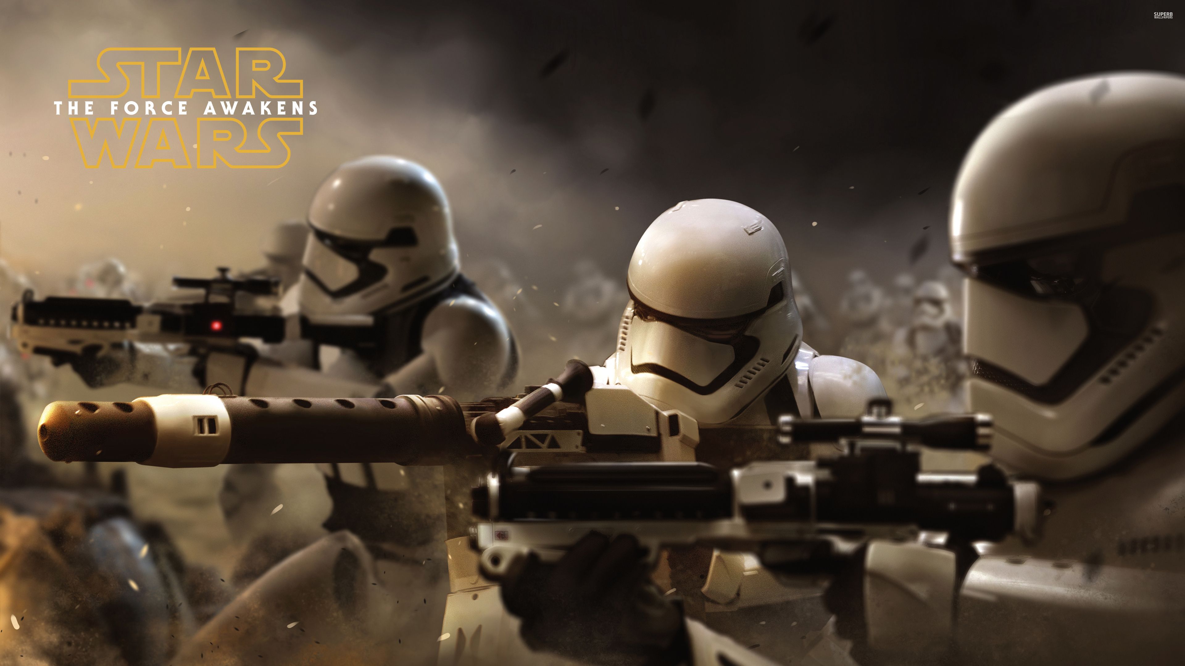 Stormtroopers in star wars the force awakens 51525 3840x2160
