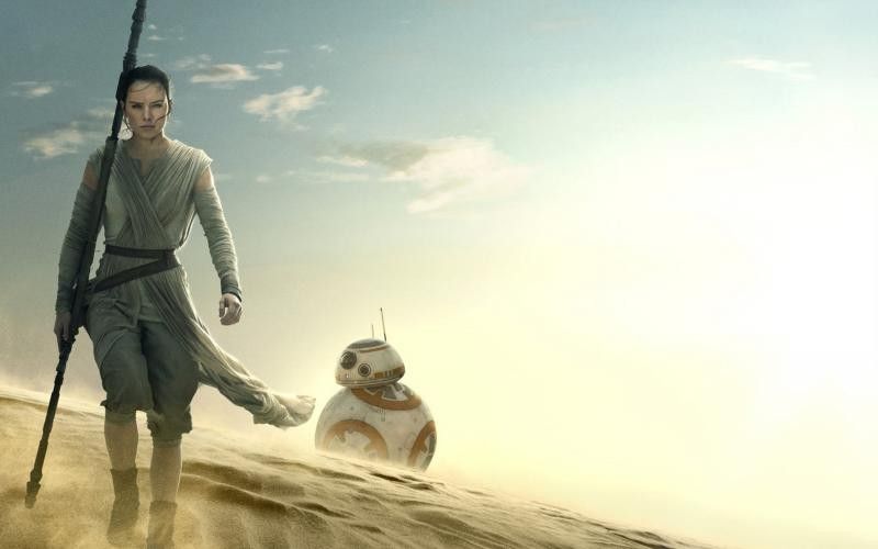 Rey and bb 8 in star wars the force awakens wallpapers 800x500