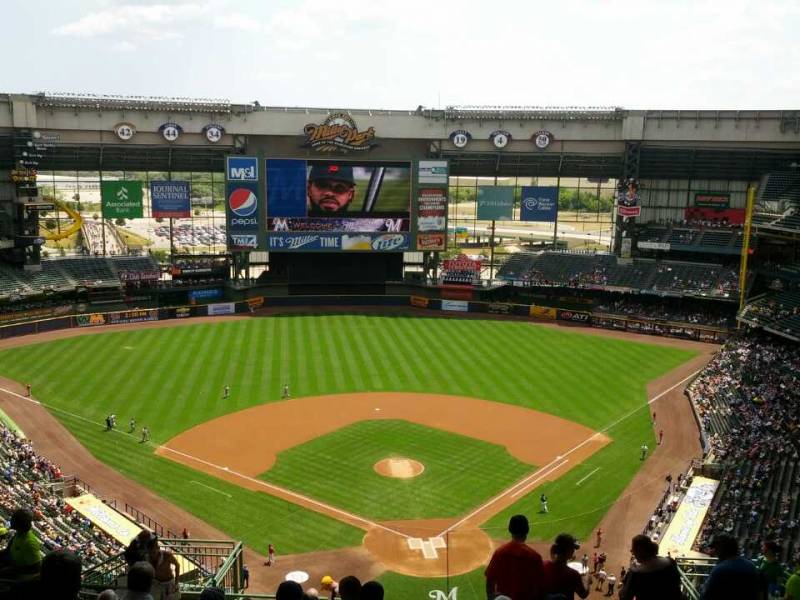 Miller Park, section 423, home of Milwaukee Brewers