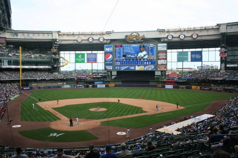Miller Park, section 217, home of Milwaukee Brewers