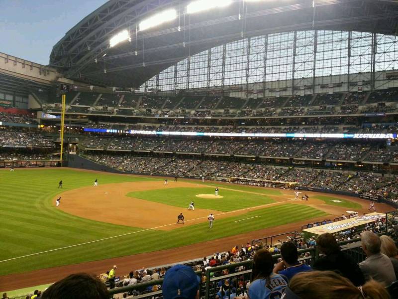 Miller Park, section 228, home of Milwaukee Brewers