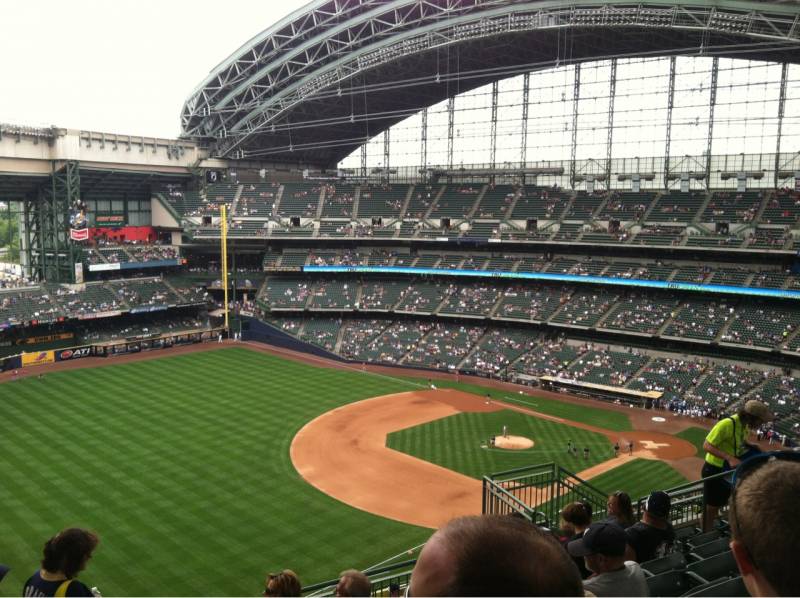Miller Park, section 435, home of Milwaukee Brewers